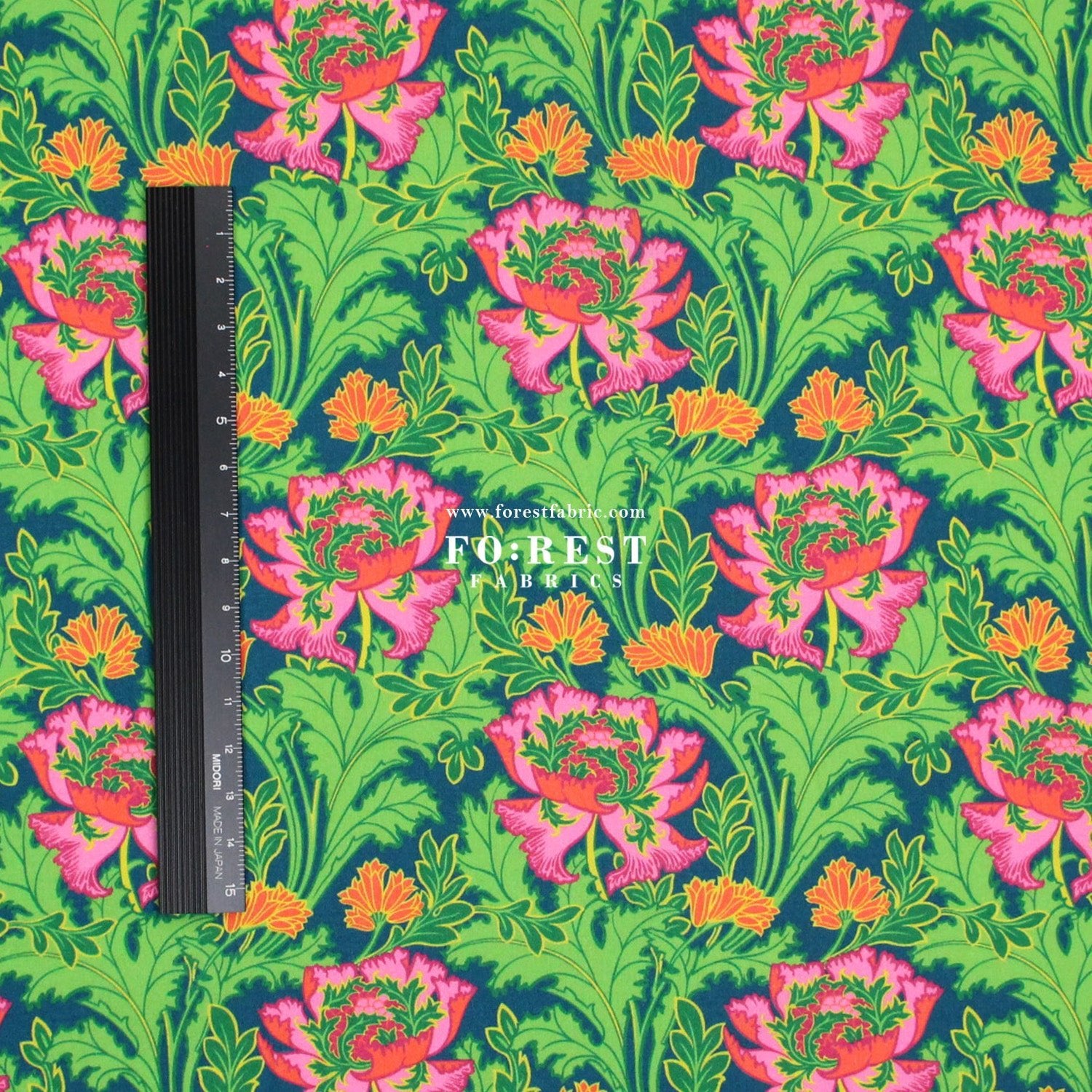 Liberty of London (Tana Lawn™ Cotton Fabric) - Poppy Flair - FO:REST Fabric 布恩堂Liberty fabrictana lawnjapanese fabricykk zipper