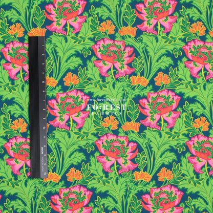 Liberty of London (Tana Lawn™ Cotton Fabric) - Poppy Flair - FO:REST Fabric 布恩堂Liberty fabrictana lawnjapanese fabricykk zipper