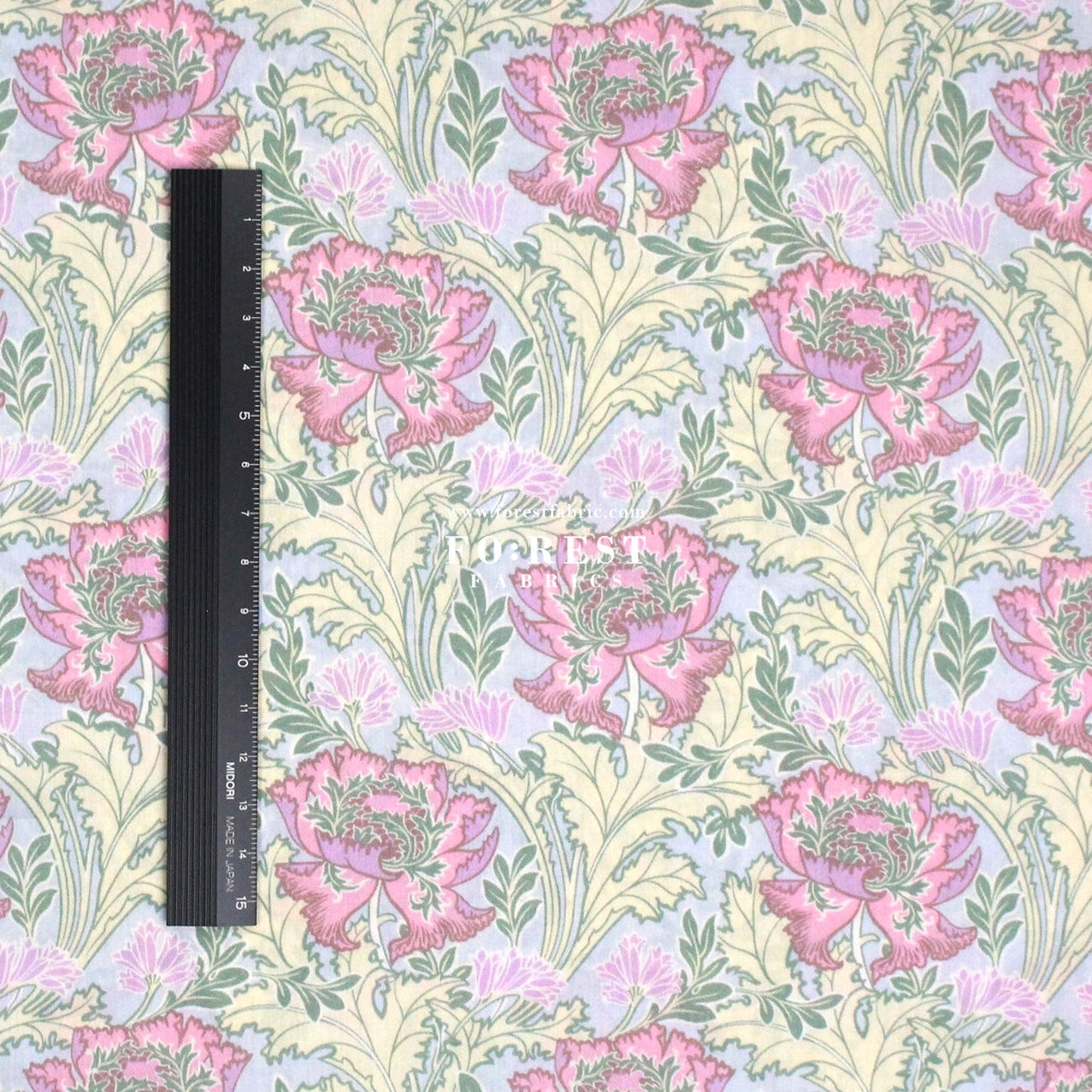 Liberty of London (Tana Lawn™ Cotton Fabric) - Poppy Flair - FO:REST Fabric 布恩堂Liberty fabrictana lawnjapanese fabricykk zipper