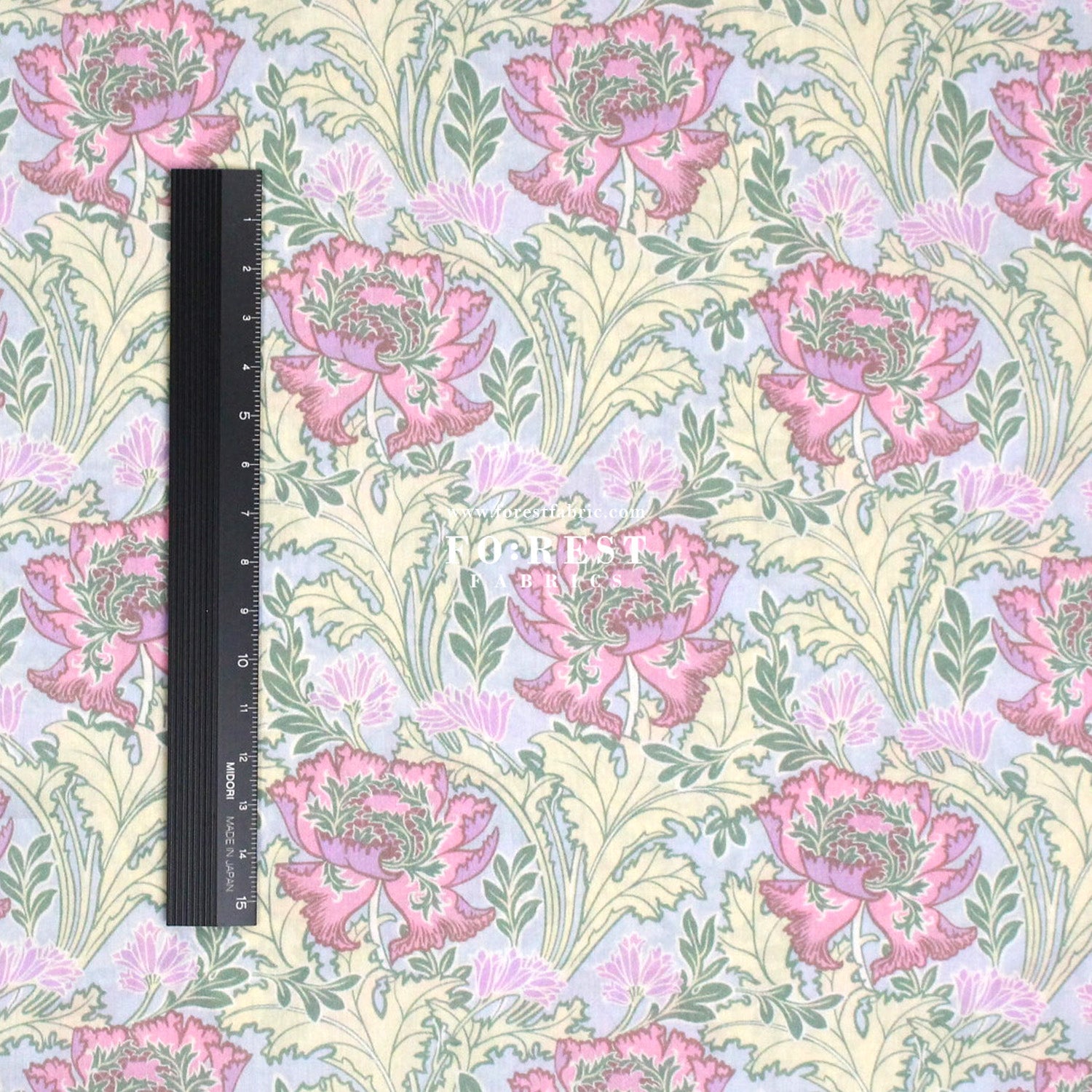 Liberty of London (Tana Lawn™ Cotton Fabric) - Poppy Flair - FO:REST Fabric 布恩堂Liberty fabrictana lawnjapanese fabricykk zipper