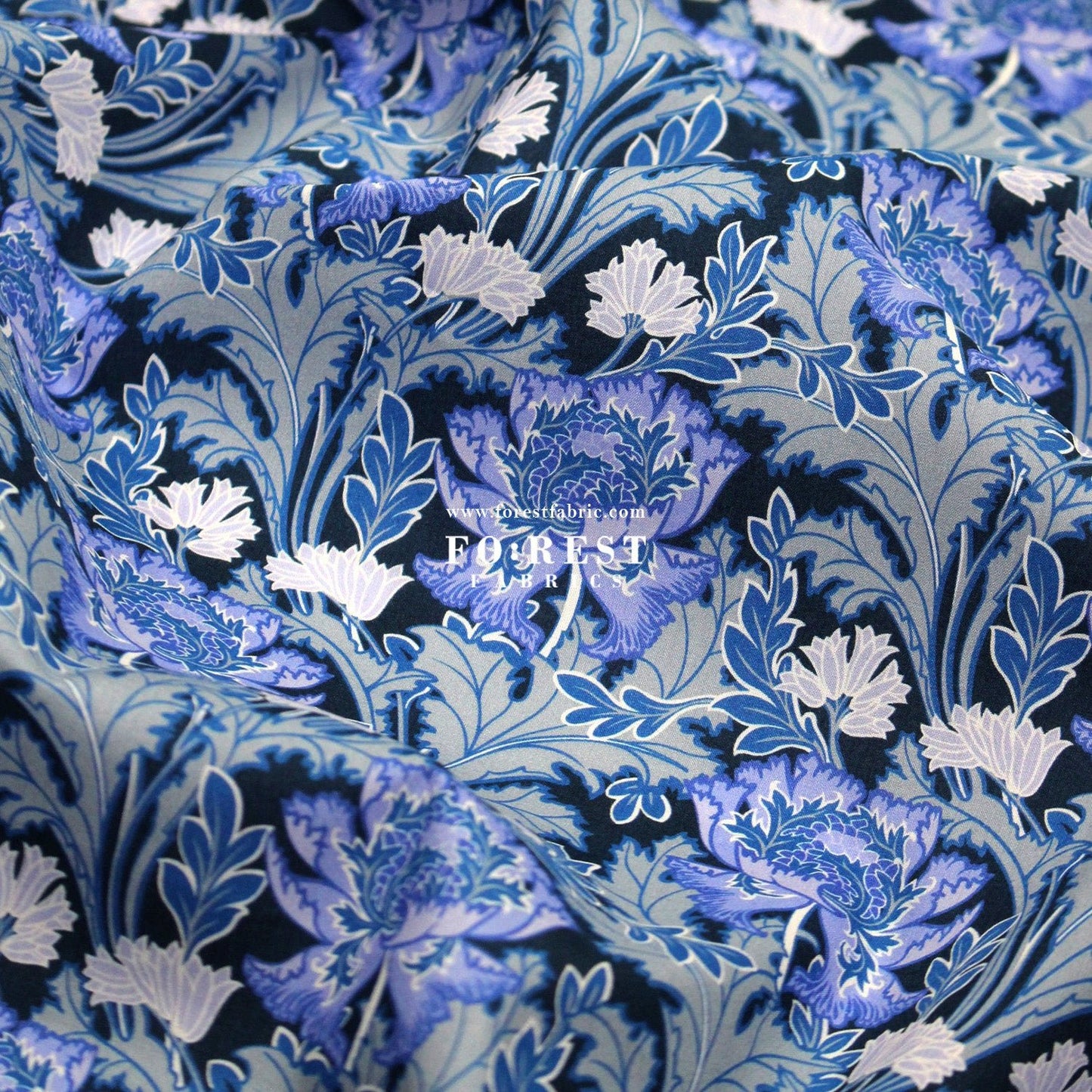 Liberty of London (Tana Lawn™ Cotton Fabric) - Poppy Flair - FO:REST Fabric 布恩堂Liberty fabrictana lawnjapanese fabricykk zipper