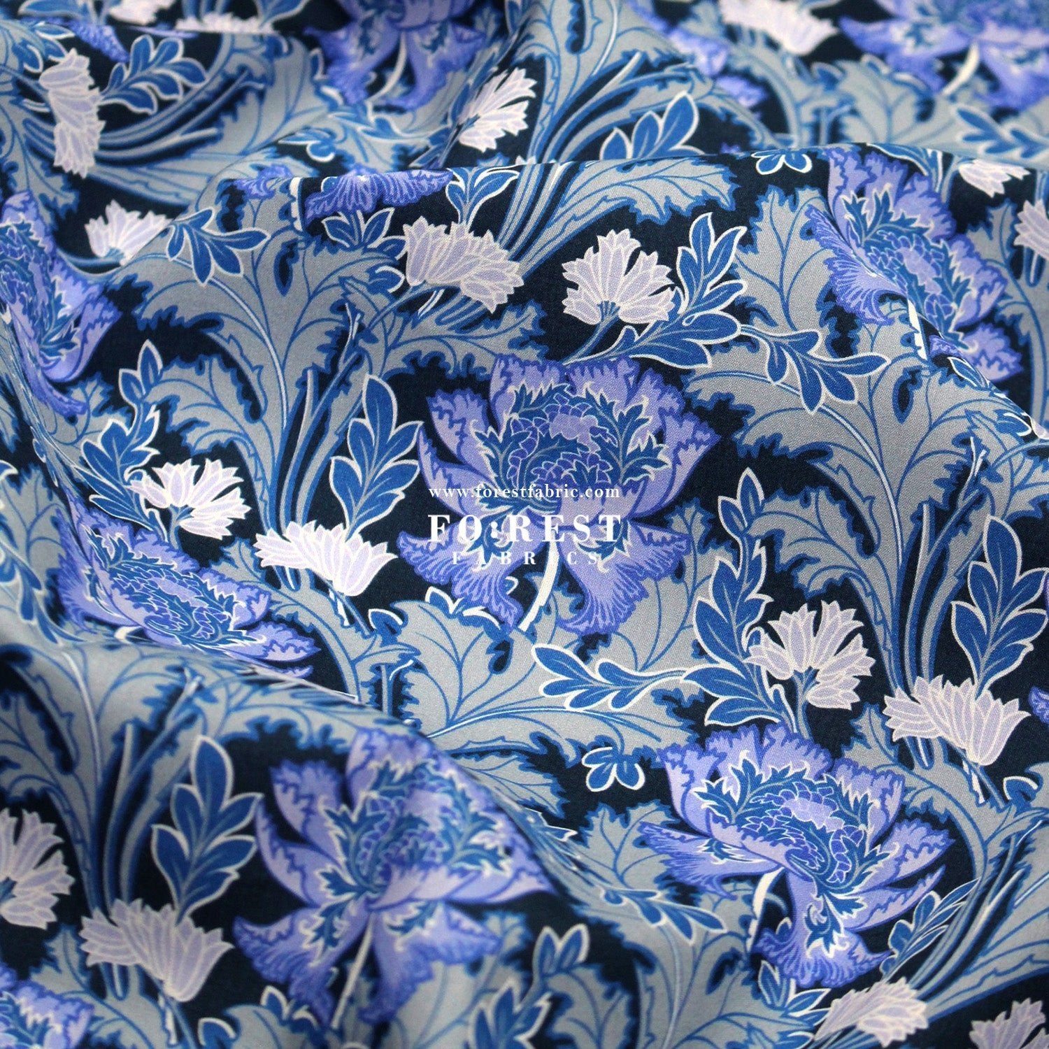 Liberty of London (Tana Lawn™ Cotton Fabric) - Poppy Flair - FO:REST Fabric 布恩堂Liberty fabrictana lawnjapanese fabricykk zipper