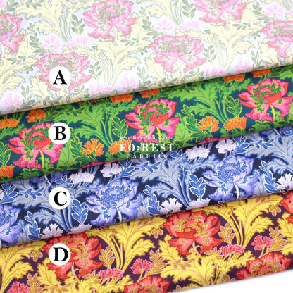 Liberty of London (Tana Lawn™ Cotton Fabric) - Poppy Flair - FO:REST Fabric 布恩堂Liberty fabrictana lawnjapanese fabricykk zipper