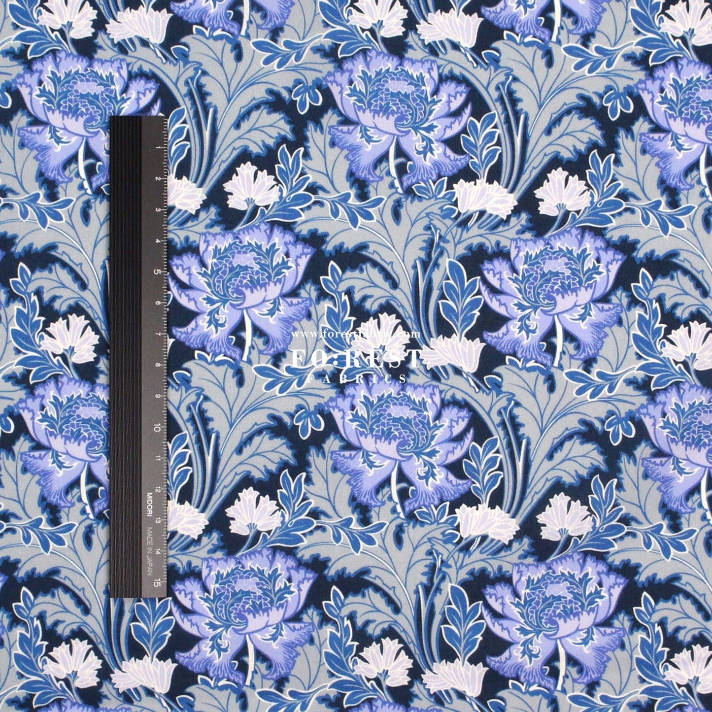 Liberty of London (Tana Lawn™ Cotton Fabric) - Poppy Flair - FO:REST Fabric 布恩堂Liberty fabrictana lawnjapanese fabricykk zipper