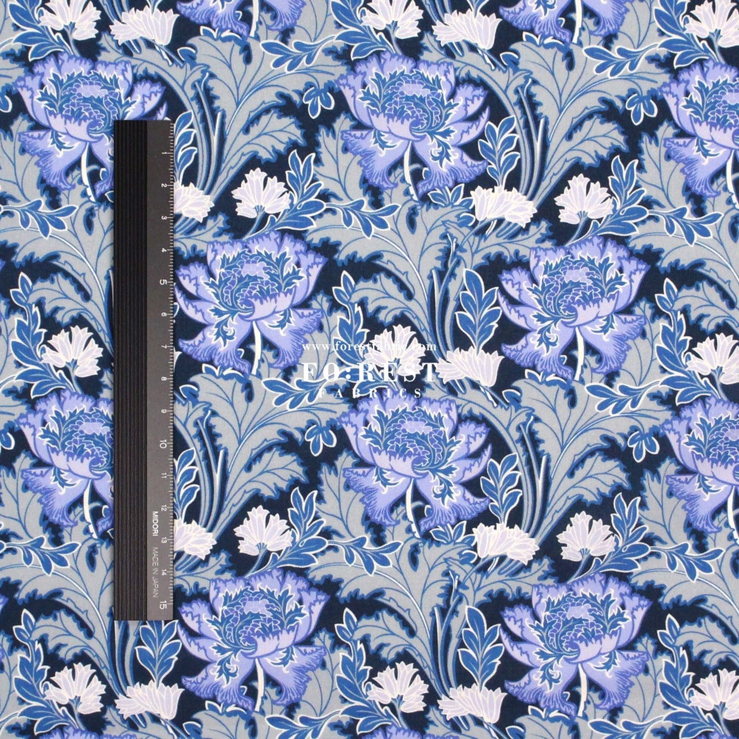 Liberty of London (Tana Lawn™ Cotton Fabric) - Poppy Flair - FO:REST Fabric 布恩堂Liberty fabrictana lawnjapanese fabricykk zipper