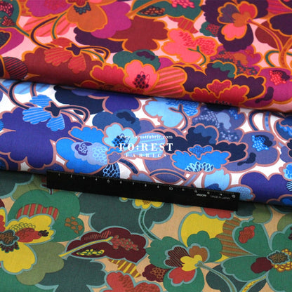 Liberty of London (Tana Lawn™ Cotton Fabric) - Prospect Flower - FO:REST Fabric 布恩堂Liberty fabrictana lawnjapanese fabricykk zipper