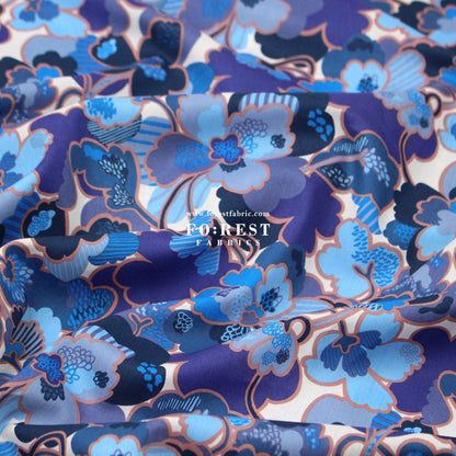 Liberty of London (Tana Lawn™ Cotton Fabric) - Prospect Flower - FO:REST Fabric 布恩堂Liberty fabrictana lawnjapanese fabricykk zipper