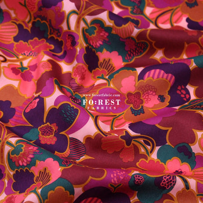 Liberty of London (Tana Lawn™ Cotton Fabric) - Prospect Flower - FO:REST Fabric 布恩堂Liberty fabrictana lawnjapanese fabricykk zipper