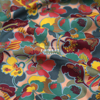 Liberty of London (Tana Lawn™ Cotton Fabric) - Prospect Flower - FO:REST Fabric 布恩堂Liberty fabrictana lawnjapanese fabricykk zipper