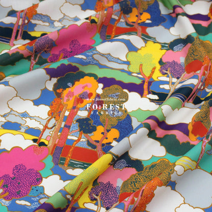 Liberty of London (Tana Lawn™ Cotton Fabric) - Prospect Road - FO:REST Fabric 布恩堂Liberty fabrictana lawnjapanese fabricykk zipper