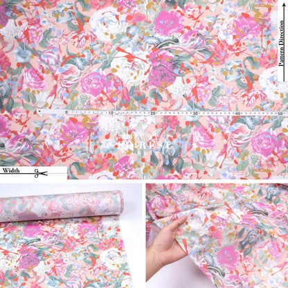 Liberty of London (Tana Lawn™ Cotton Fabric) - Punk Posy - FO:REST Fabric 布恩堂Liberty fabrictana lawnjapanese fabricykk zipper