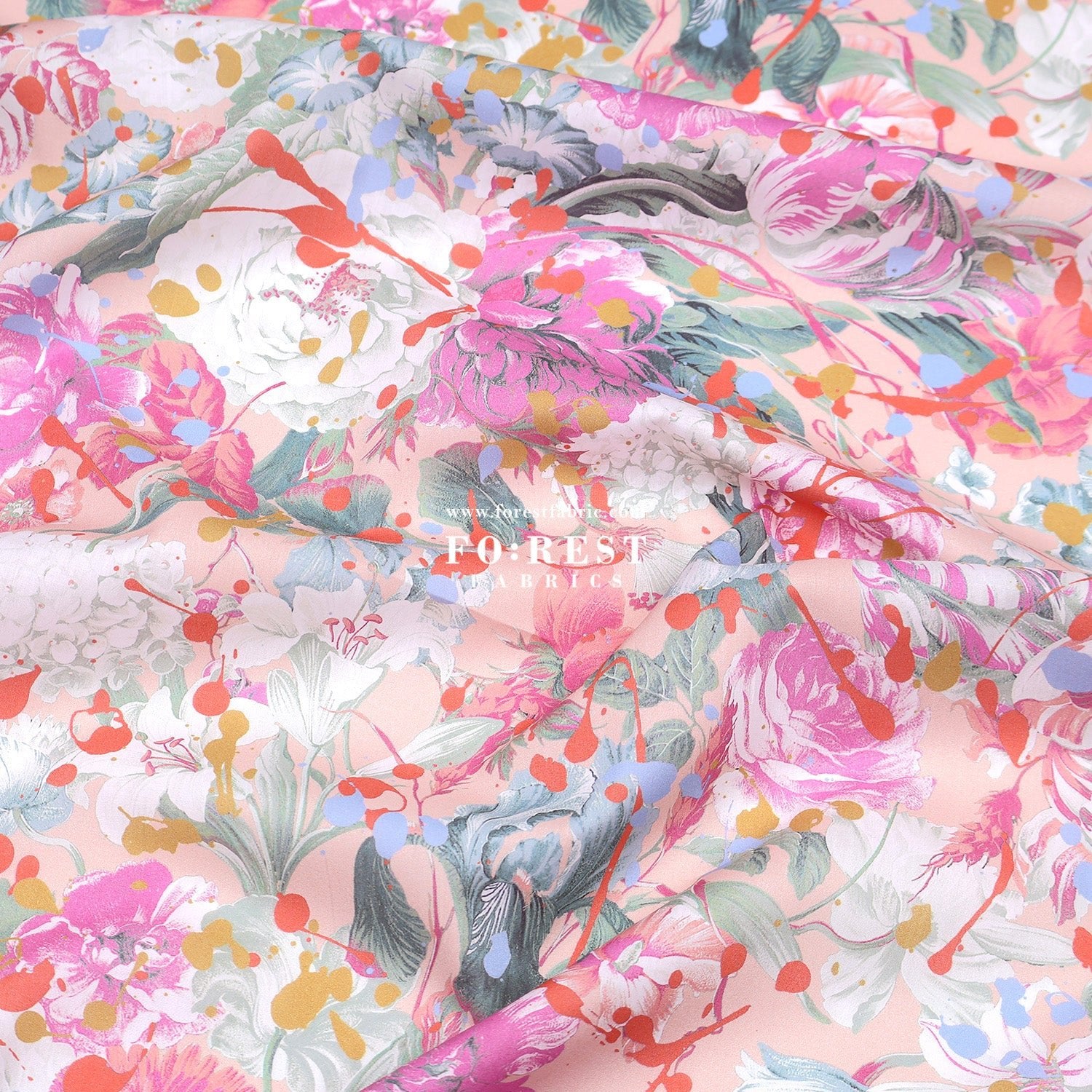 Liberty of London (Tana Lawn™ Cotton Fabric) - Punk Posy - FO:REST Fabric 布恩堂Liberty fabrictana lawnjapanese fabricykk zipper