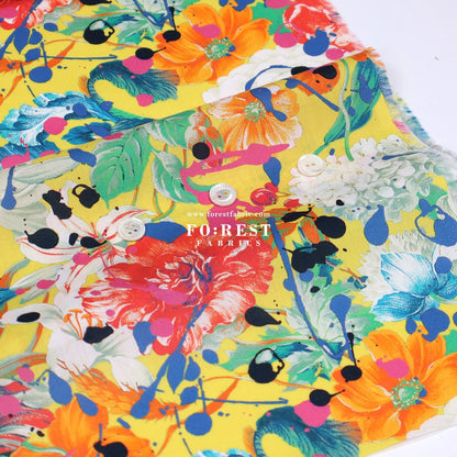 Liberty of London (Tana Lawn™ Cotton Fabric) - Punk Posy - FO:REST Fabric 布恩堂Liberty fabrictana lawnjapanese fabricykk zipper