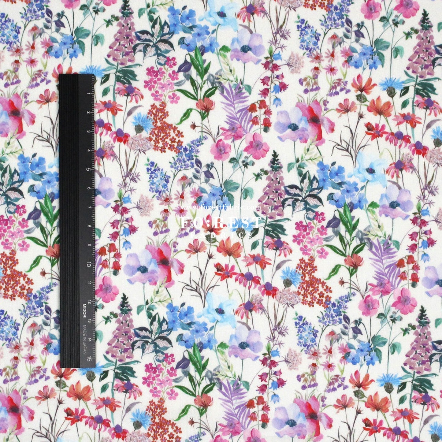 Liberty of London (Tana Lawn™ Cotton Fabric) - Purley Meadow - FO:REST Fabric 布恩堂Liberty fabrictana lawnjapanese fabricykk zipper