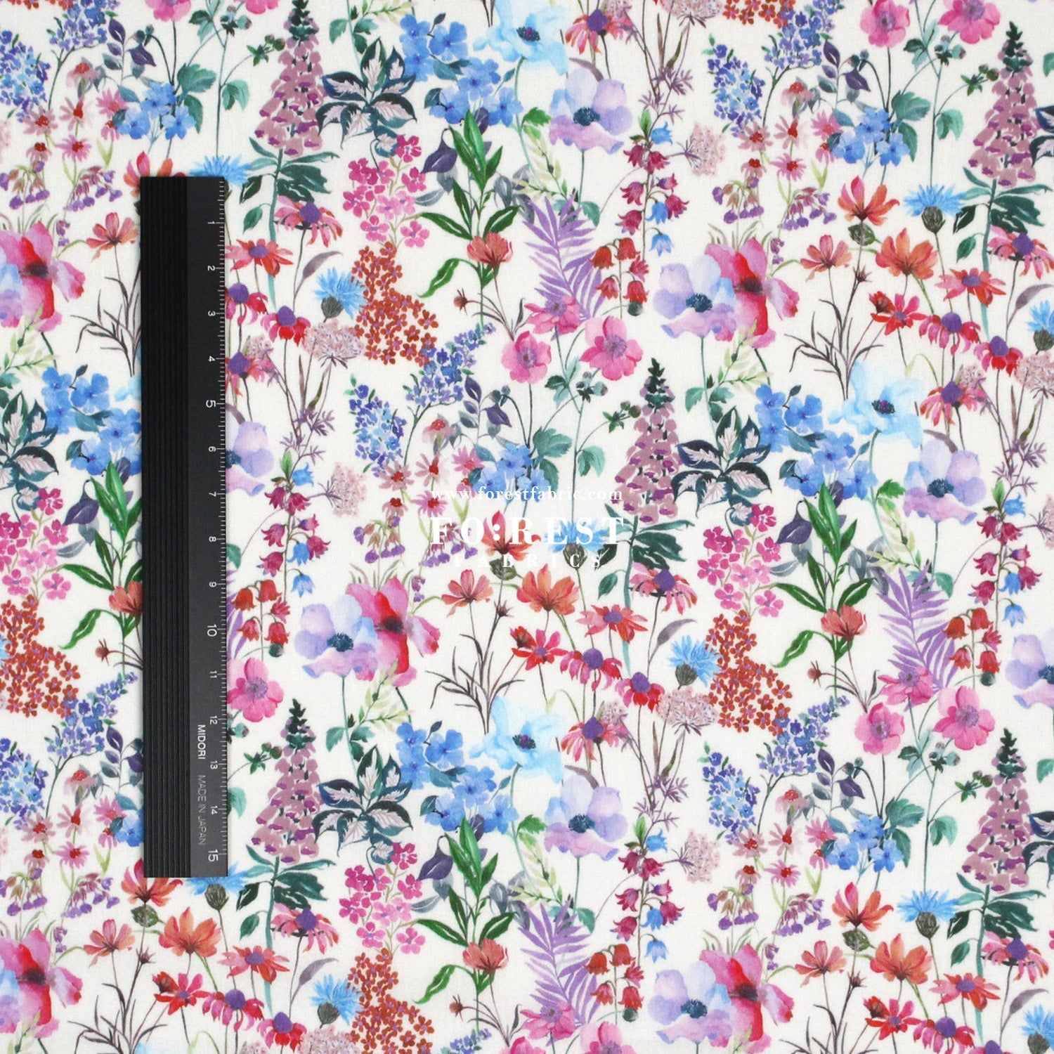 Liberty of London (Tana Lawn™ Cotton Fabric) - Purley Meadow - FO:REST Fabric 布恩堂Liberty fabrictana lawnjapanese fabricykk zipper