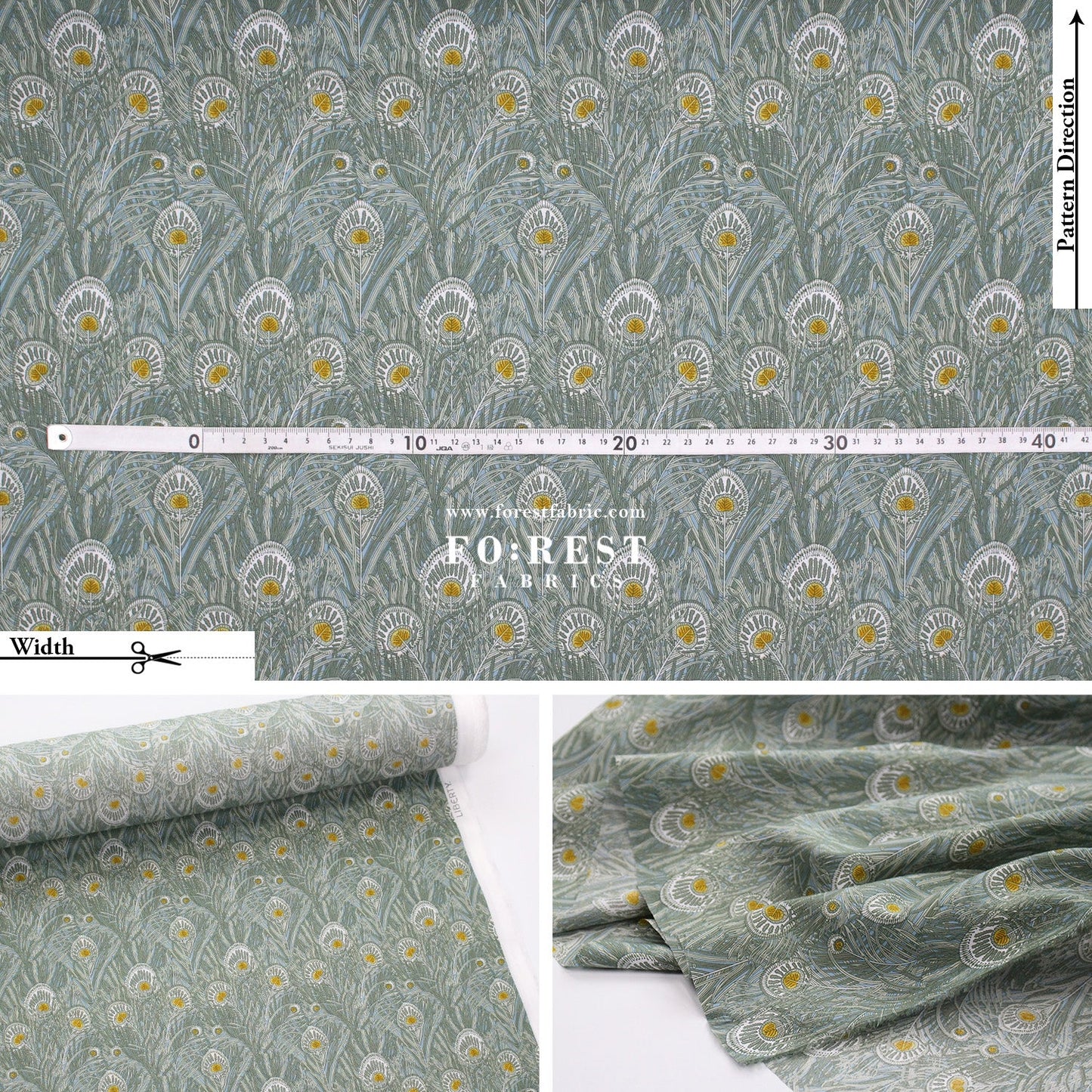 Liberty of London (Tana Lawn™ Cotton Fabric) - Queen Hera - FO:REST Fabric 布恩堂Liberty fabrictana lawnjapanese fabricykk zipper