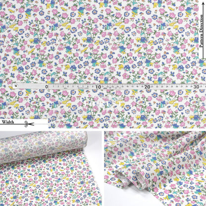 Liberty of London (Tana Lawn™ Cotton Fabric) - Rivendell Day - FO:REST Fabric 布恩堂Liberty fabrictana lawnjapanese fabricykk zipper