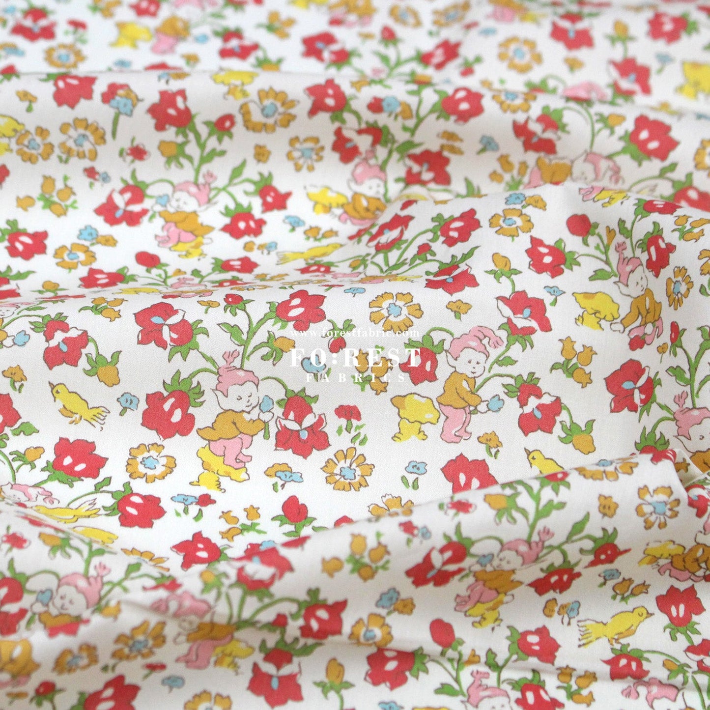 Liberty of London (Tana Lawn™ Cotton Fabric) - Rivendell Day - FO:REST Fabric 布恩堂Liberty fabrictana lawnjapanese fabricykk zipper