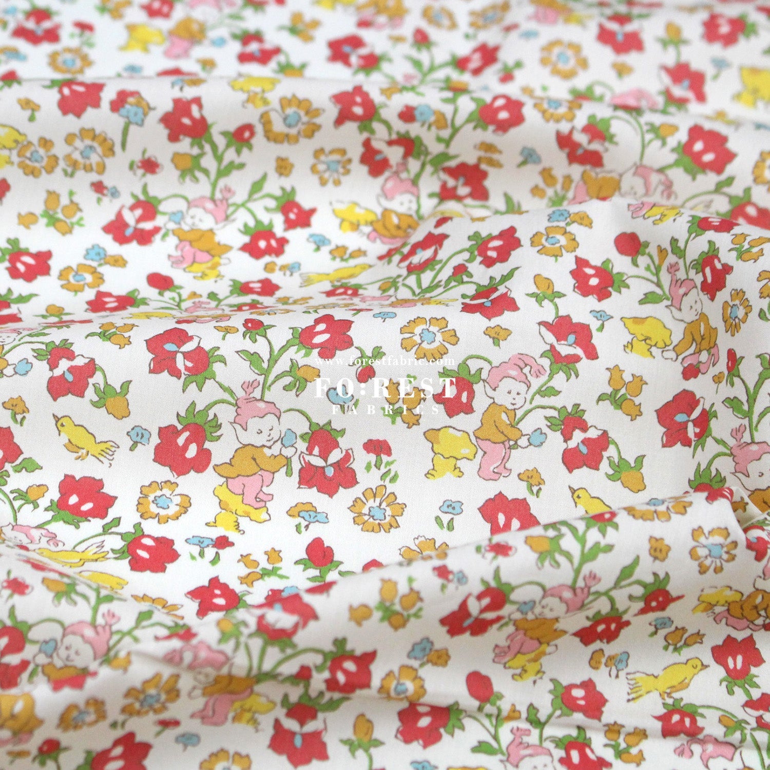 Liberty of London (Tana Lawn™ Cotton Fabric) - Rivendell Day - FO:REST Fabric 布恩堂Liberty fabrictana lawnjapanese fabricykk zipper