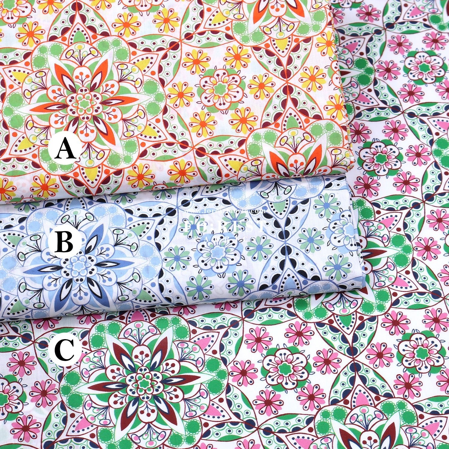 Liberty of London (Tana Lawn™ Cotton Fabric) - Serenity - FO:REST Fabric 布恩堂Liberty fabrictana lawnjapanese fabricykk zipper