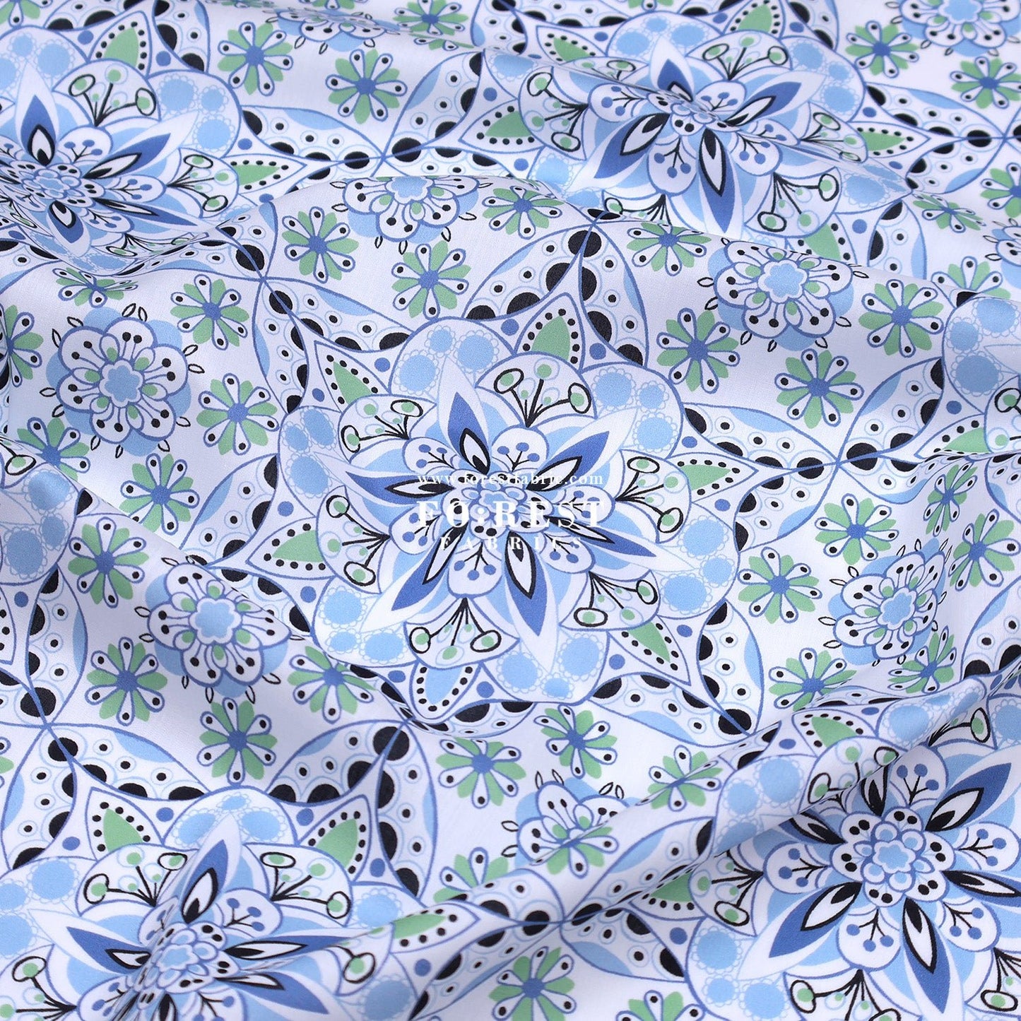 Liberty of London (Tana Lawn™ Cotton Fabric) - Serenity - FO:REST Fabric 布恩堂Liberty fabrictana lawnjapanese fabricykk zipper