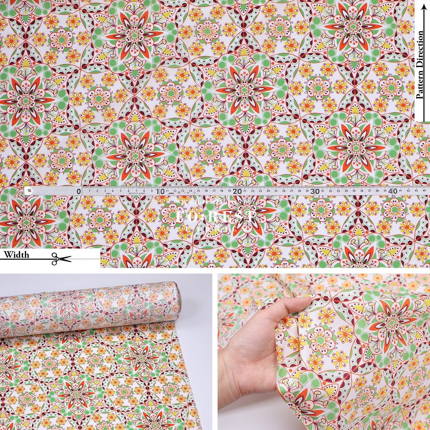 Liberty of London (Tana Lawn™ Cotton Fabric) - Serenity - FO:REST Fabric 布恩堂Liberty fabrictana lawnjapanese fabricykk zipper