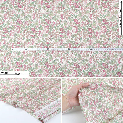 Liberty of London (Tana Lawn™ Cotton Fabric) - Serruria - FO:REST Fabric 布恩堂Liberty fabrictana lawnjapanese fabricykk zipper