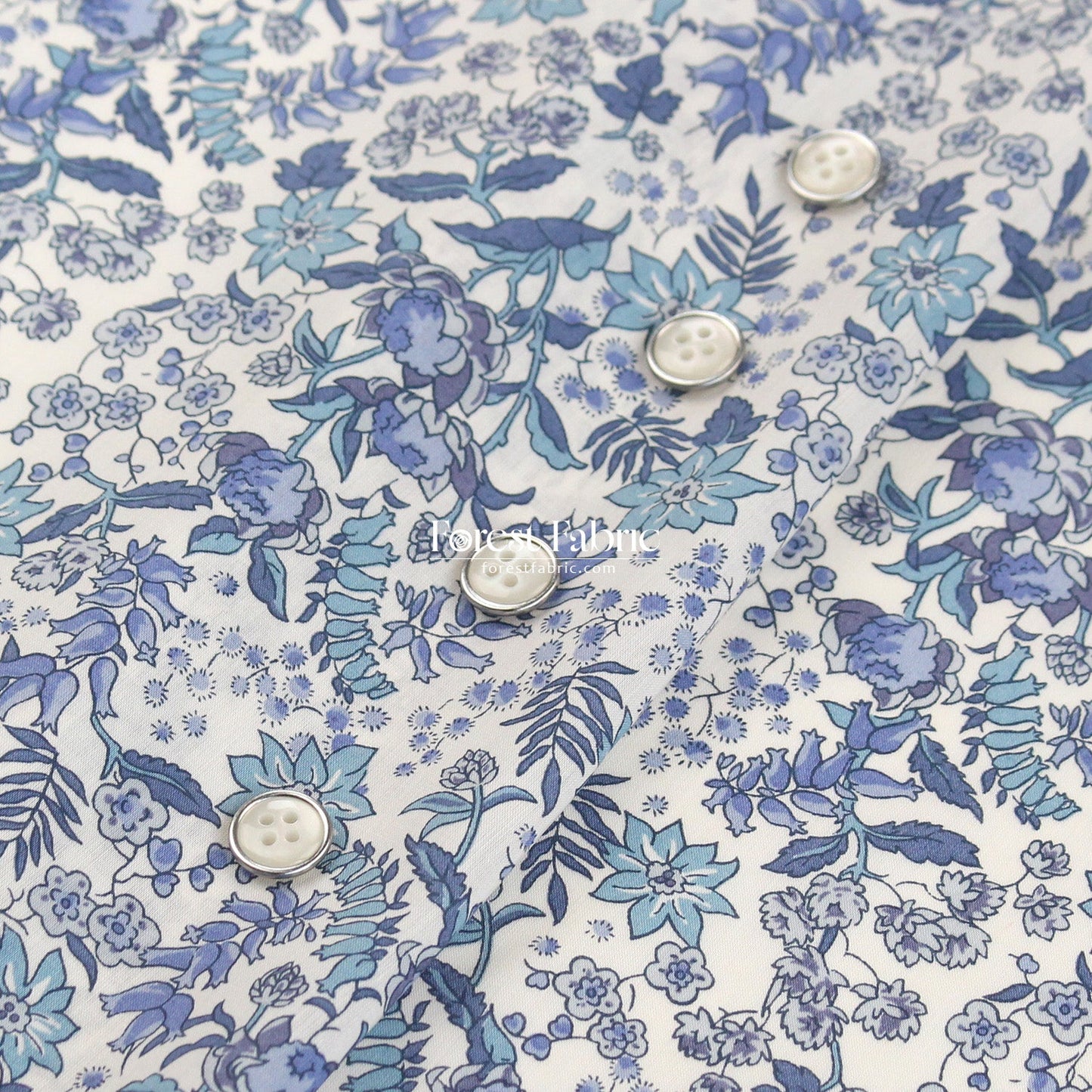Liberty of London (Tana Lawn™ Cotton Fabric) - Serruria - FO:REST Fabric 布恩堂Liberty fabrictana lawnjapanese fabricykk zipper