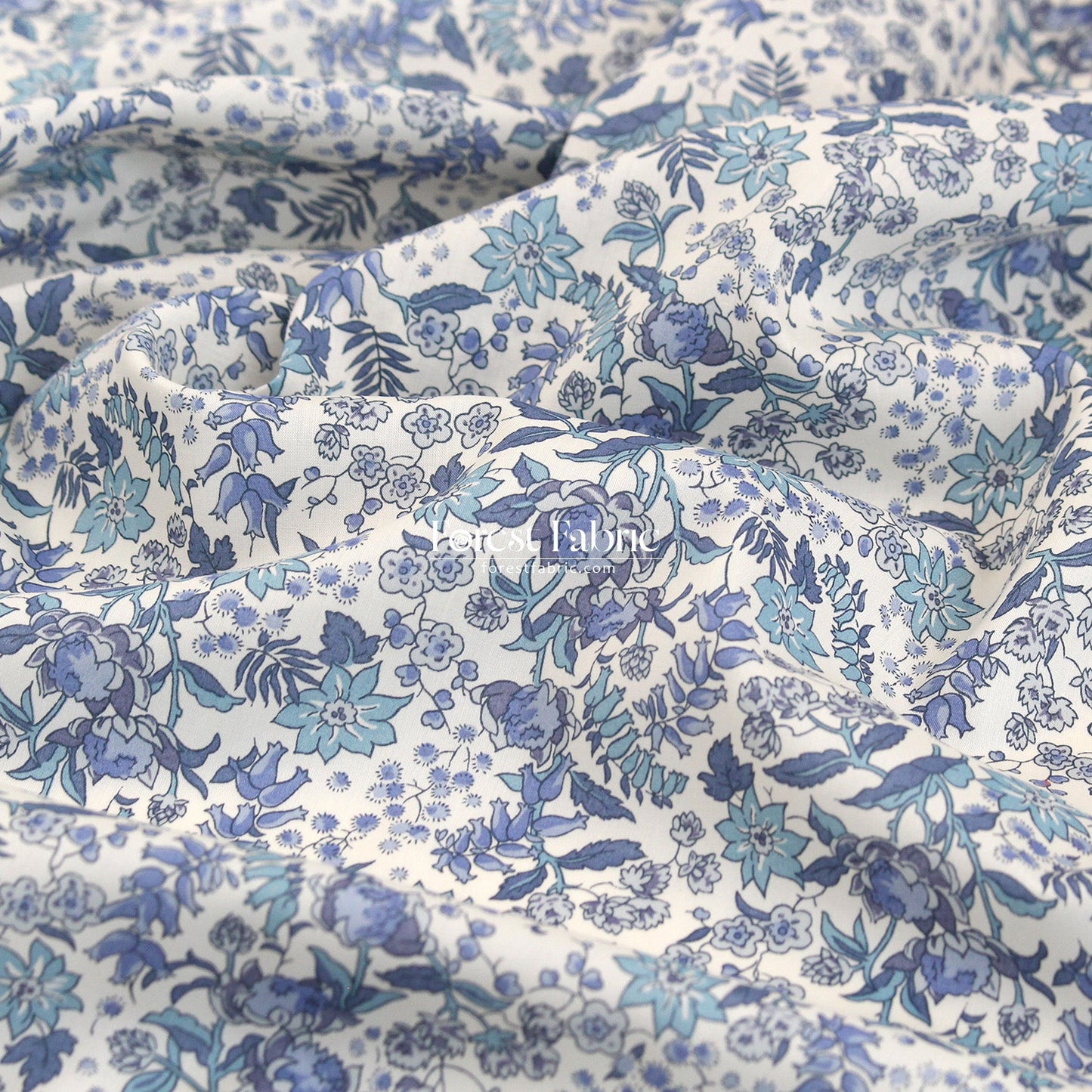 Liberty of London (Tana Lawn™ Cotton Fabric) - Serruria - FO:REST Fabric 布恩堂Liberty fabrictana lawnjapanese fabricykk zipper