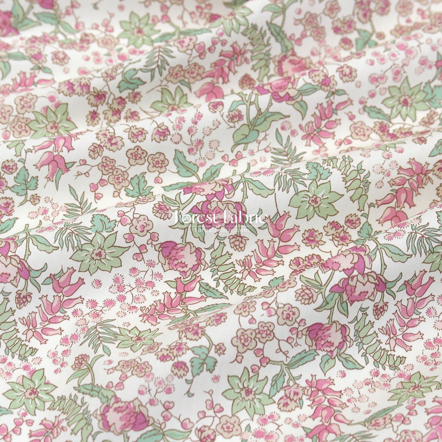 Liberty of London (Tana Lawn™ Cotton Fabric) - Serruria - FO:REST Fabric 布恩堂Liberty fabrictana lawnjapanese fabricykk zipper