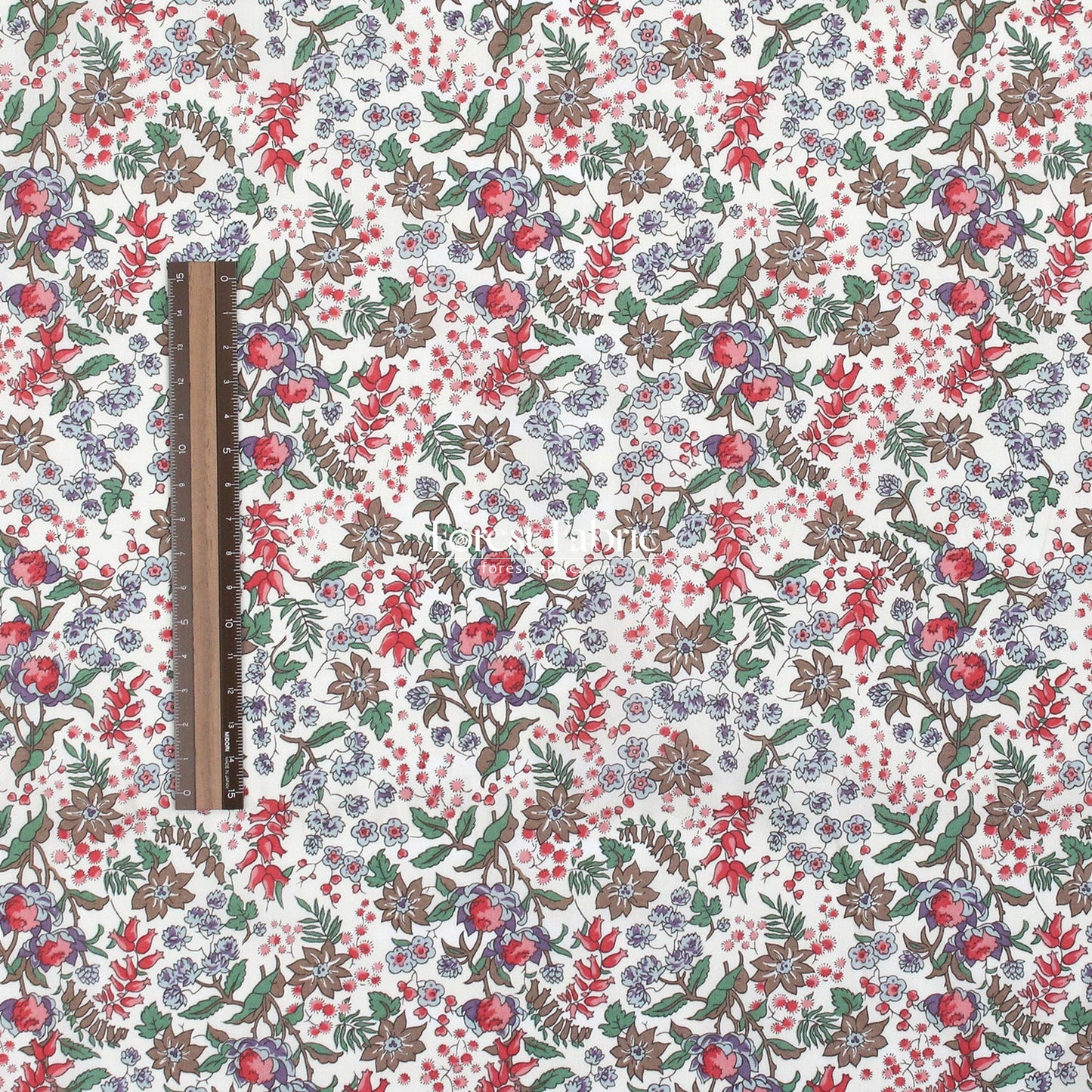 Liberty of London (Tana Lawn™ Cotton Fabric) - Serruria - FO:REST Fabric 布恩堂Liberty fabrictana lawnjapanese fabricykk zipper