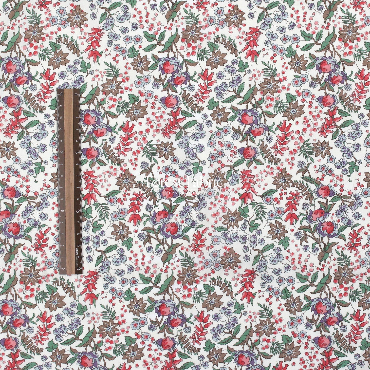 Liberty of London (Tana Lawn™ Cotton Fabric) - Serruria - FO:REST Fabric 布恩堂Liberty fabrictana lawnjapanese fabricykk zipper