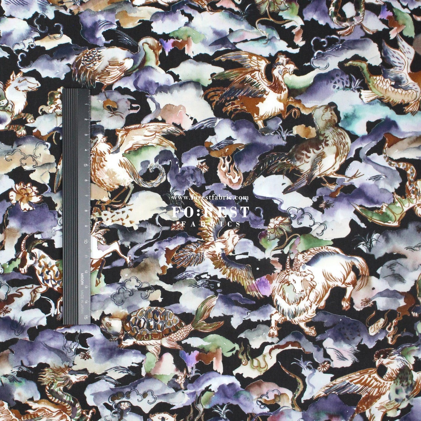 Liberty of London (Tana Lawn™ Cotton Fabric) - Shanhaijing Story - FO:REST Fabric 布恩堂Liberty fabrictana lawnjapanese fabricykk zipper