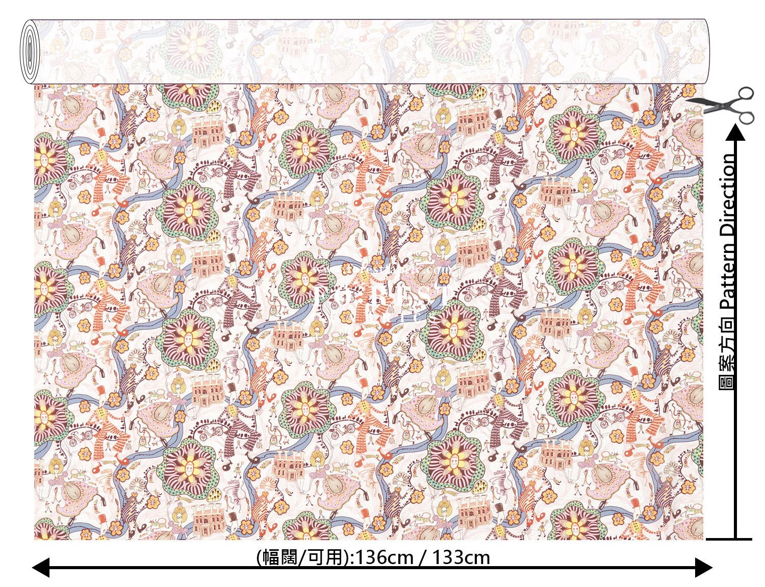 Liberty of London (Tana Lawn™ Cotton Fabric) - Shirley Smith - FO:REST Fabric 布恩堂Liberty fabrictana lawnjapanese fabricykk zipper