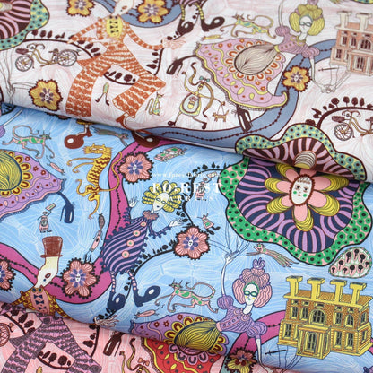 Liberty of London (Tana Lawn™ Cotton Fabric) - Shirley Smith - FO:REST Fabric 布恩堂Liberty fabrictana lawnjapanese fabricykk zipper
