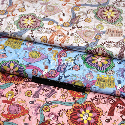 Liberty of London (Tana Lawn™ Cotton Fabric) - Shirley Smith - FO:REST Fabric 布恩堂Liberty fabrictana lawnjapanese fabricykk zipper