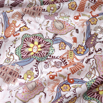 Liberty of London (Tana Lawn™ Cotton Fabric) - Shirley Smith - FO:REST Fabric 布恩堂Liberty fabrictana lawnjapanese fabricykk zipper