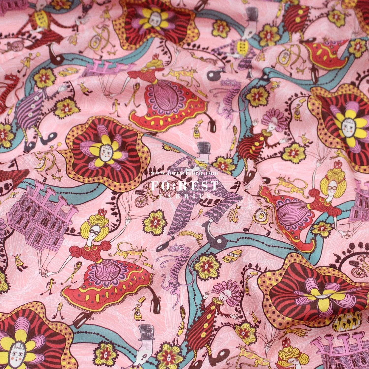 Liberty of London (Tana Lawn™ Cotton Fabric) - Shirley Smith - FO:REST Fabric 布恩堂Liberty fabrictana lawnjapanese fabricykk zipper