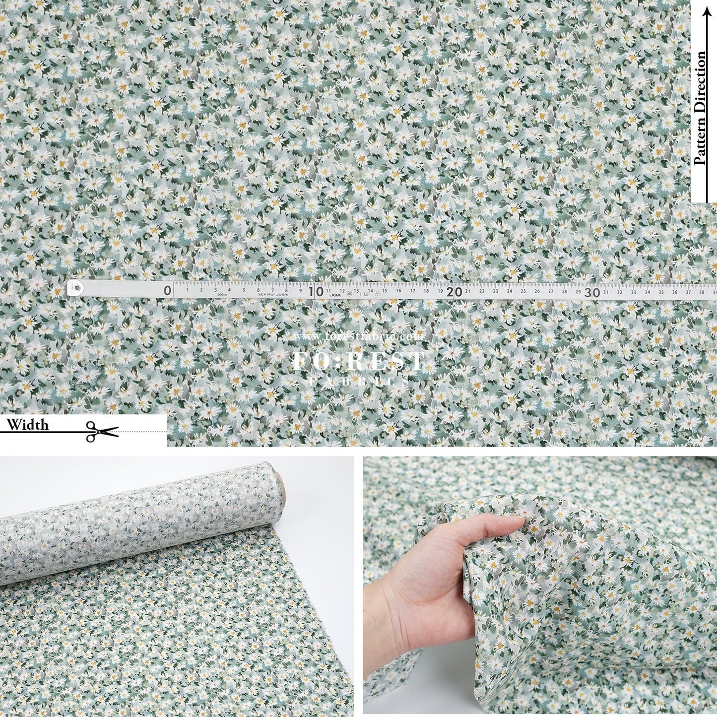 Liberty of London (Tana Lawn™ Cotton Fabric) - Simone's Song - FO:REST Fabric 布恩堂Liberty fabrictana lawnjapanese fabricykk zipper