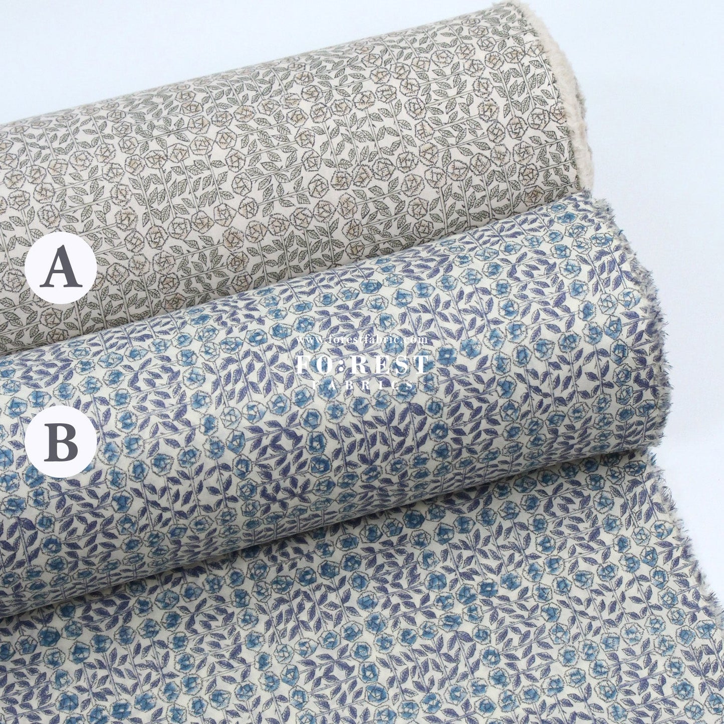 Liberty of London (Tana Lawn® Cotton Fabric) - Sleeping Rose - FO:REST Fabric 布恩堂Liberty fabrictana lawnjapanese fabricykk zipper