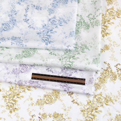 Liberty of London (Tana Lawn™ Cotton Fabric) - SOPHIE ROSE - FO:REST Fabric 布恩堂Liberty fabrictana lawnjapanese fabricykk zipper