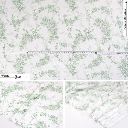 Liberty of London (Tana Lawn™ Cotton Fabric) - SOPHIE ROSE - FO:REST Fabric 布恩堂Liberty fabrictana lawnjapanese fabricykk zipper