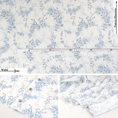 Liberty of London (Tana Lawn™ Cotton Fabric) - SOPHIE ROSE - FO:REST Fabric 布恩堂Liberty fabrictana lawnjapanese fabricykk zipper