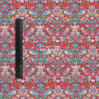 Liberty of London (Tana Lawn™ Cotton Fabric) - Strawberry thief Light - FO:REST Fabric 布恩堂Liberty fabrictana lawnjapanese fabricykk zipper