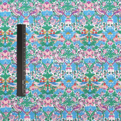 Liberty of London (Tana Lawn™ Cotton Fabric) - Strawberry thief Light - FO:REST Fabric 布恩堂Liberty fabrictana lawnjapanese fabricykk zipper