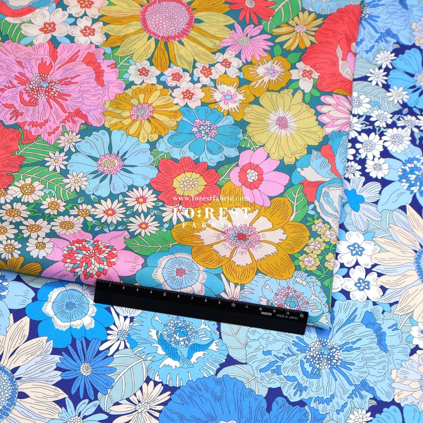 Liberty of London (Tana Lawn™ Cotton Fabric) - Summers in the sun - FO:REST Fabric 布恩堂Liberty fabrictana lawnjapanese fabricykk zipper