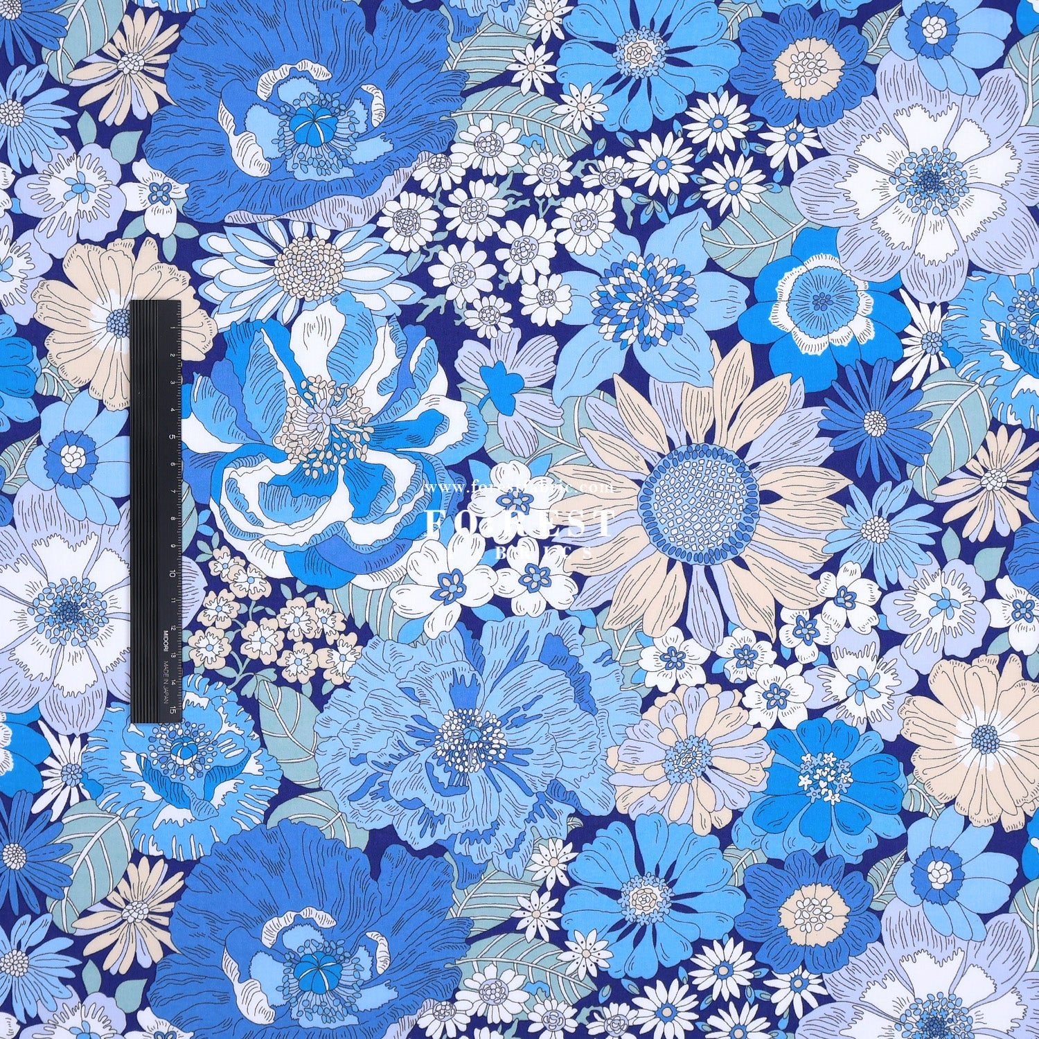 Liberty of London (Tana Lawn™ Cotton Fabric) - Summers in the sun - FO:REST Fabric 布恩堂Liberty fabrictana lawnjapanese fabricykk zipper