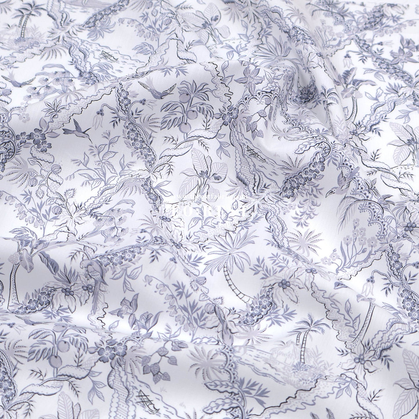 Liberty of London (Tana Lawn™ Cotton Fabric) - Tropical Toile - FO:REST Fabric 布恩堂Liberty fabrictana lawnjapanese fabricykk zipper