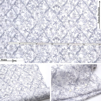 Liberty of London (Tana Lawn™ Cotton Fabric) - Tropical Toile - FO:REST Fabric 布恩堂Liberty fabrictana lawnjapanese fabricykk zipper