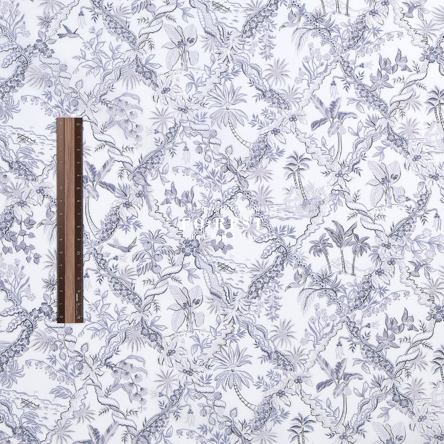 Liberty of London (Tana Lawn™ Cotton Fabric) - Tropical Toile - FO:REST Fabric 布恩堂Liberty fabrictana lawnjapanese fabricykk zipper